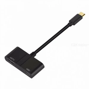 USB-C TO 4K HDMl ADAPTER PD PORT TV VIDEO HUB CHARGE PORT for PHONES & TABLETS - Picture 1 of 6