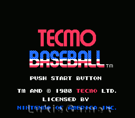 Baseball, NES, Jogos