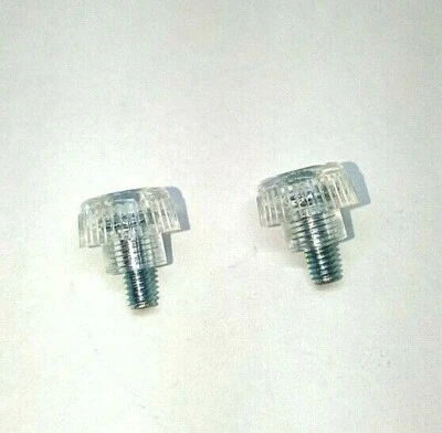 2 tornillos para pulgar (cabeza de plástico transparente) #G1393 para Singer, Pfaff, Huskylock, etc. Foto 1 de 2