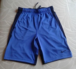 NWT NIKE BOYS' NEW BLUE DRY FLY TRAINING SHORTS SIZES XS, M & L 803966-478 - Picture 1 of 6