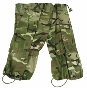 Excedente del ejército británico MTP Gaiters MVP a prueba de viento y transpirable, brote Paracord G1 - Imagen 1 de 1