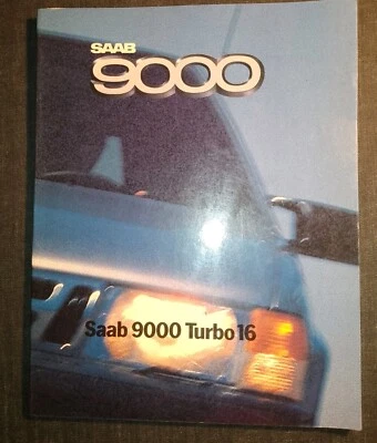 Brochure Informativa/Catalogo SAAB 9000 Turbo 16 - Immagine 1 di 3
