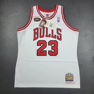 100% Authentic Michael Jordan Mitchell Ness 97 98 Finals Bulls Jersey Size 48 XL - Picture 1 of 6