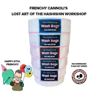 The Press Club's Frenchy Cannoli 5 Gallon All-Mesh Bubble Wash Bags 5-Pack - Picture 1 of 14