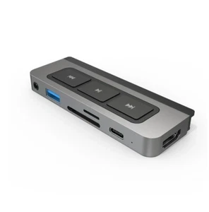 HYPER HD449WM 6-IN-1 USB-C Media Hub TURNS TABLET INTO DESKTOP w/ 6 Ports New - Picture 1 of 4