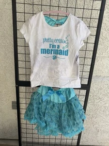 Disney Parks Mermaid Girls Outfit - Size 14 - NWT - - Picture 1 of 6