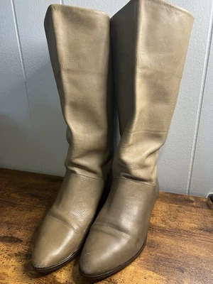 Botas de cuero West vintage buenas usadas para mujer talla 6, 9, súper suaves, tostadas Foto 1 de 4