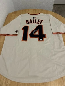 Patrick Bailey San Francisco Giants Autographed Jersey JSA Certified - Picture 1 of 7