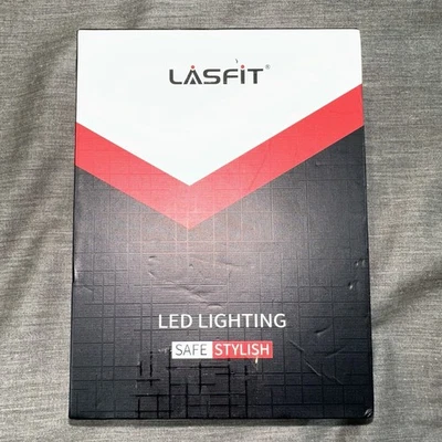 Lasfit LED Headlight Bulbs 9005 LA Plus Super Bright 6000LM Set - Image 1 of 3