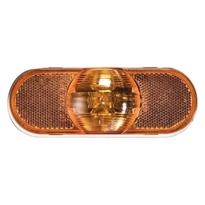 Clearance Marker Light Torsion Mount III Reflex Reflector Amber Oval Grommet - Picture 1 of 2