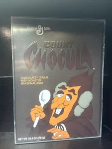 KAWS x General Mills Count Chocula Cereal Limited scatola sigillata in custodia acrilica - Foto 1 di 6