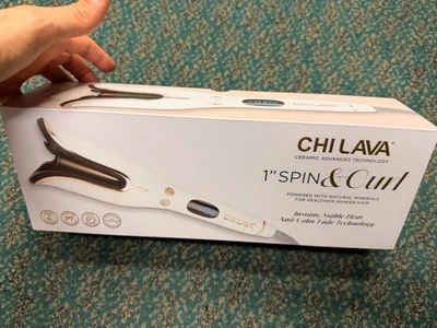 Chi Lava 1” SPIN & Curl Cerámica Tecnología Avanzada ¡NUEVO! GF0091 envío gratuito Foto 1 de 4