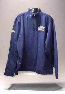 Sport-Tek Herren 3XL Fleecejacke mit durchgehendem Reißverschluss marineblau 31,5" lang warm sportlich - Bild 1 von 6