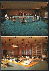 Wintermoor, Ansichtskarte, Endo-Klinik mit Bewegungsbad und Gymnastikraum  - Picture 1 of 2