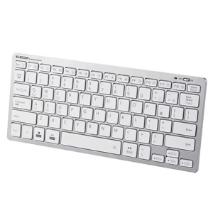 ELECOM Bluetooth Multi-Pairing Mini Keyboard, Pantograph Type, Lightweight and T - Picture 1 of 7