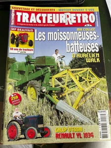 Revue Tracteur Retro N° 17 / 2010 Collection moissonneuse Renault YL 1934 - Picture 1 of 2