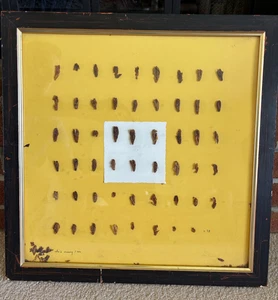 Original Hilton McConnico "Who's Missing" Chilischoten Mixed Media Kunst signiert - Bild 1 von 11