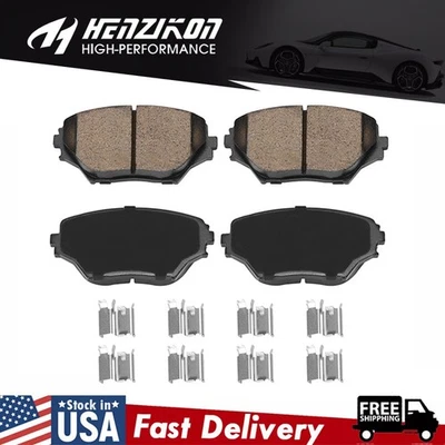 Pastillas de freno delanteras de cerámica con hardware para Toyota RAV4 2001 2002 2003 2004 2005 EE. UU. Foto 1 de 4