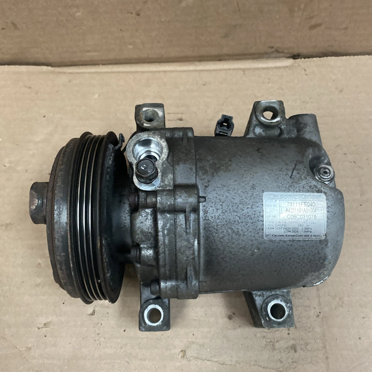 Compresor Aire Acondicionado Subaru All New Legacy | Cuotas Sin Interés