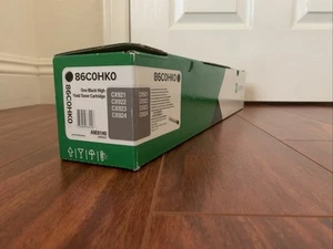*New Genuine Lexmark 86C0HK0 Black High Yield Toner Cartridge - Picture 1 of 3