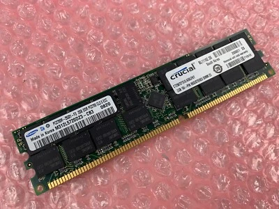 SAMSUNG 2GB PC DDR1 PC2700R CL2.5 2700R DDR1-333MHZ 333 184PIN ECC-REG RDIMM   - Image 1 of 4