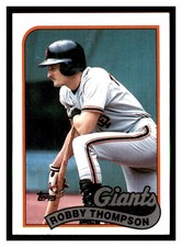 1989 Topps #15 ROBBY THOMPSON San Francisco Giants