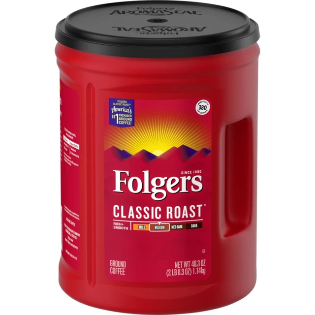 Folgers Classic Roast Ground Coffee - 40.3 oz