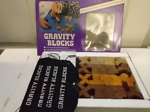 Vintage 1987 Gravity Blocks Blindfolded Stacking Game Fully Complete Excellent - Picture 1 of 6