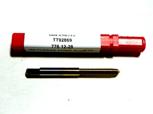 1pc) 12-28 H4 THREAD ROLL FORM PLUG TAP TIN COATED TITAN USA TT92869 TT102 - Picture 1 of 4