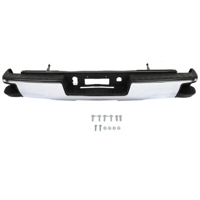 Labwork Rear Bumper Assembly Chrome For 2014-18 Chevy Silverado GMC Sierra 1500 - Image 1 of 4