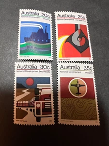 Australia 1973 Scott 550-553 Economic Develop Complete set of 4 MNH Combine Ship - Picture 1 of 2