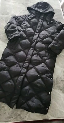 Jaeger Feather & Down Padded/Quilted Hooded Puffer Coat - Size 10 - Image 1 of 4