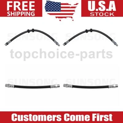 Manguera de freno delantera trasera línea de freno 4 piezas para 1993 1994 1995 1996 1997 Volvo 850 Foto 1 de 4