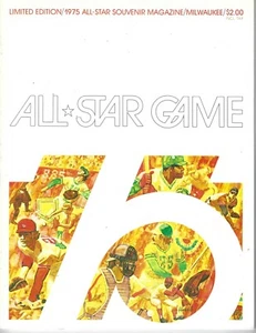Programa de béisbol 7/15 Juego de Estrellas 1975 Milwaukee Bill Madlock Chicago Cubs Jugador Más Valioso - Imagen 1 de 1