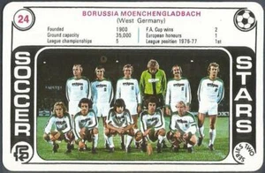 FKS 1977/78 ESTRELLAS DE FÚTBOL - SERIE 2 - #24 - FOTO DEL EQUIPO BORUSSIA MONCHENGLADBACH - Imagen 1 de 1