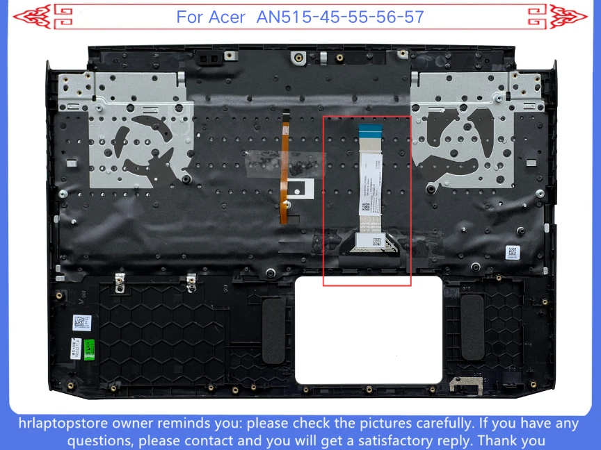 Nuevo Para Acer Nitro5 AN515-55 AN515-56 57 Estuche Superior Apoyamanos Cubierta con Teclado Foto 1 de 1