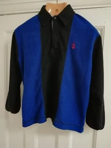 Vintage NAUTICA Fleece Blue 1/4 Zip Boys 16Y - Picture 1 of 7