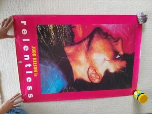"Relentless" Judd Nelson. Full Size Video Poster. RARE. Excellent Condition. - Picture 1 of 1