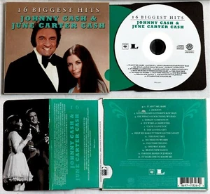 CASH JOHNNY+JUNE CARTER *VG+* "16 BIGGEST HITS" 2009 US COLUMBIA LEGACY CD - Picture 1 of 1