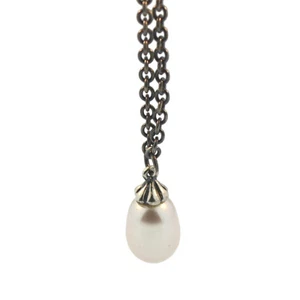 Auténtico collar Trollbeads 54110 plata fantasía/perla de agua dulce 43,3 pulgadas:0 - Imagen 1 de 3