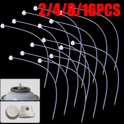 2/16PCS Fluid Film 360 Degree Nozzle Extension Hose Fits For Aerosol Cans Spray+ - Изображение 1 из 4