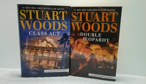 Lot Of 2 Stuart Woods Hardcover Books Double Jeopardy & Class Act - Imagen 1 de 13