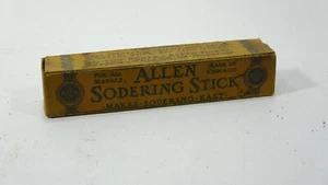 Vintage Allen Sodering Stick Made In Chicago In Original Box - Picture 1 of 7