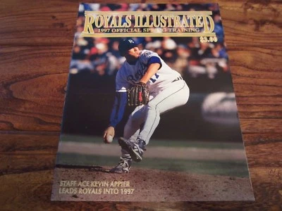 1997 Kansas City Royals Illustrated Spring Program - Kevin Appier Staff Ace - Image 1 of 4