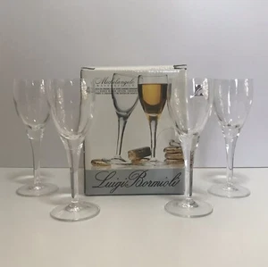 Juego de 4 obras maestras de Luigi Bormioli Miguel Ángel 2,25 oz. Vasos de licor con caja - Imagen 1 de 3