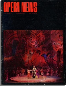 Opera News - 1968, January 6 - Mozart's Die Zauberflote - Picture 1 of 1