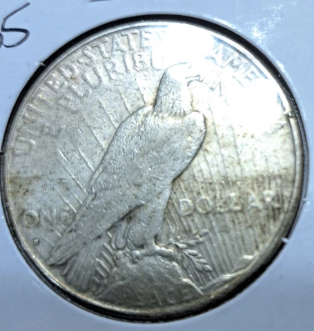 1928 S Peace $1 Silver Dollar - Better Date VF Cover