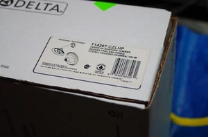 Delta Faucet T14297-CZLHP Cassidy Multi Choice 14 Series moldura de ducha 2 GPM - Imagen 1 de 6