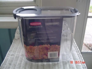 Rubbermaid Brilliance Airtight Cereal/ Food Storage 18-Cup Cereal, Clear - Picture 1 of 4
