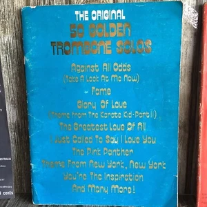 50 GOLDEN TROMBONE SOLOS -  SONG ALBUM SHEET MUSIC BOOK - Bild 1 von 7